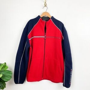 Vintage ‘02 Tommy Hilfiger Men’s Zip Up Sports Jacket Sz XL